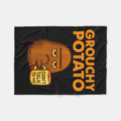 Couverture Polaire Funny Couple Sweet Tato &amp; Grouchy Tato  (Devant (Horizontal))