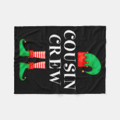 Couverture Polaire Funny Cousin Crew Elf Christmas Elf Cousin Sweater (Devant (Horizontal))