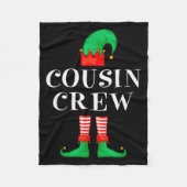 Couverture Polaire Funny Cousin Crew Elf Christmas Elf Cousin Sweater (Devant)