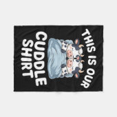 Couverture Polaire Funny Cow Couple Idea This Is Our Cuddle (Devant (Horizontal))
