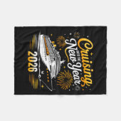 Couverture Polaire Funny Cruising Into 2026 New Year Matching Family  (Devant (Horizontal))