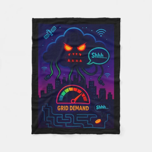 Couverture Polaire Funny Crypto Energy Environmental Satire Gift Tank (Devant)