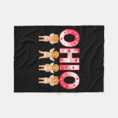 Couverture Polaire Funny Cud Ohio Midwestern Party O-h-i-o In Valenti (Devant (Horizontal))