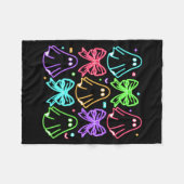 Couverture Polaire Funny Cute Boo Ghost Soky Season Glow In Halloween (Devant (Horizontal))