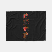 Couverture Polaire Funny Dachshund Christmas Weenie Dog Lover Cute Me (Devant (Horizontal))