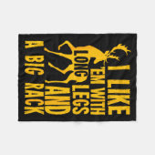 Couverture Polaire Funny Deer Hunting Quote Gift For Hunters  (Devant (Horizontal))