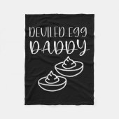 Couverture Polaire Funny Deviled Egg Daddy  (Devant)