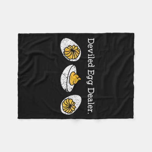 Couverture Polaire Funny Deviled Egg Er Thanksgiving  (Devant (Horizontal))