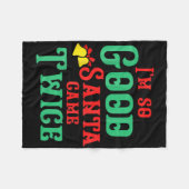 Couverture Polaire Funny Dirty Naughty Inappropriate Christmas T Shir (Devant (Horizontal))