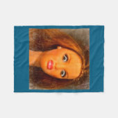 Couverture Polaire Funny Disgusting Doll Face Meme (Devant (Horizontal))