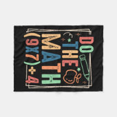 Couverture Polaire Funny Do The Math 67 Meme Six Seven Boy Girl Teach (Devant (Horizontal))