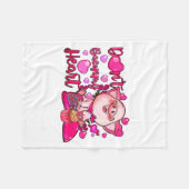 Couverture Polaire Funny Dont Bacon My Heart Cute G Valentines Da  (Devant (Horizontal))