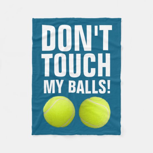 Couverture Polaire Funny Dont Touch My Pandemic Tennis  (Devant)
