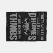 Couverture Polaire Funny Drone Art For Men Women Boys Drone Racing Dr (Devant (Horizontal))