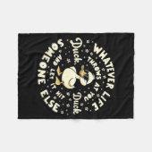 Couverture Polaire Funny Duck Graphic Tees Men Women Teens Funny Quot (Devant (Horizontal))