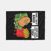 Couverture Polaire Funny Dude I'm So Baked I Know Dude I Feel Totally (Devant (Horizontal))