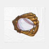 Couverture Polaire Funny Easter Egg Baseball Egg Hunting Easter Day M (Devant (Horizontal))