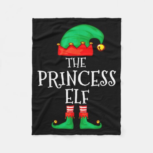 Couverture Polaire Funny Elf Family Christmas Princess Elf Sweater Me (Devant)