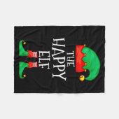 Couverture Polaire Funny Elf Family Christmas The Happy Elf Sweater M (Devant (Horizontal))
