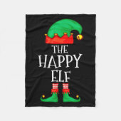 Couverture Polaire Funny Elf Family Christmas The Happy Elf Sweater M (Devant)