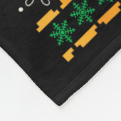 Couverture Polaire Funny Emu Bird In Xmas Socks Lights Christmas  (Coin)