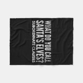 Couverture Polaire Funny Englieacher About Grammar And Christmas  (Devant (Horizontal))