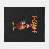 Couverture Polaire Funny F-Caw-F Chicken F-Caw-F Chicken Gothic Vinta (Devant (Horizontal))