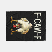 Couverture Polaire Funny F Caw F Chicken Fcwf Butt F-caw-f (Devant (Horizontal))