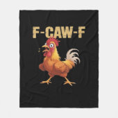 Couverture Polaire Funny F-Caw-F Chicken Funny Trendy (Devant)