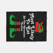 Couverture Polaire Funny Family Christmas Most Likely To Elf (Devant (Horizontal))