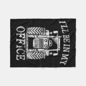 Couverture Polaire Funny Farming Farm Tractor I'll Be In My Office Hu (Devant (Horizontal))