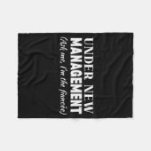 Couverture Polaire Funny Fiancee Under New Management Matching Fiance (Devant (Horizontal))