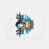 Couverture Polaire Funny Fighter Jet Cat Lot Aviation Humor For Cat L (Devant (Horizontal))