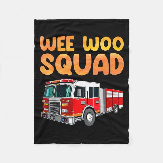 Couverture Polaire Funny Firefighter Art For Kids Men Women Fireman F (Devant)