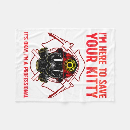 Couverture Polaire Funny Firefighter Art For Men Women Fireman Gag Fi (Devant (Horizontal))