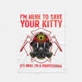 Couverture Polaire Funny Firefighter Art For Men Women Fireman Gag Fi (Devant)