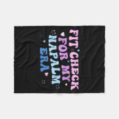 Couverture Polaire Funny Fit-check For My Napalm Era Design  (Devant (Horizontal))