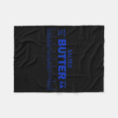 Couverture Polaire Funny Foodie Baker Baking Salted Butter (Devant (Horizontal))