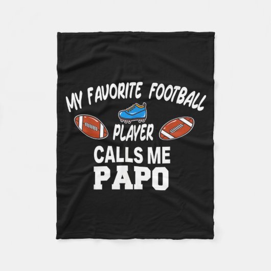 Couverture Polaire Funny Football Dad Pride Pa Fan Srts Family  (Devant)