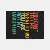 Couverture Polaire Funny For Father Dad From Daughter Father's Day Da (Devant (Horizontal))