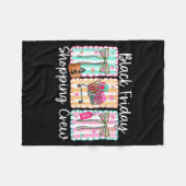 Couverture Polaire Funny Friday Shopng Crew Christmas Black Shopng Fa (Devant (Horizontal))