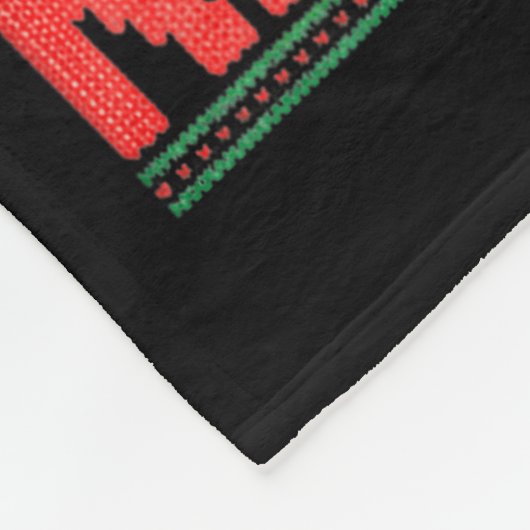 Couverture Polaire Funny Frog Retro Merry Resistmas Litical Ugly Chri (Coin)