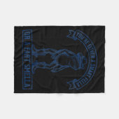 Couverture Polaire Funny Frog Smart Fella Fart Smella Cowboy Humor  (Devant (Horizontal))