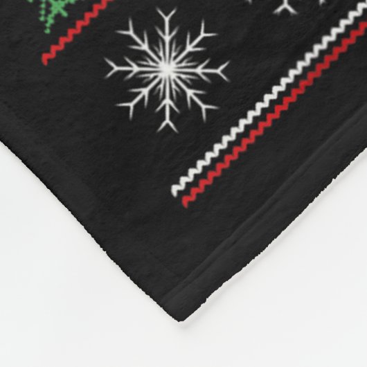 Couverture Polaire Funny Full Of Christmas Cheer Beer Ugly Matching C (Coin)