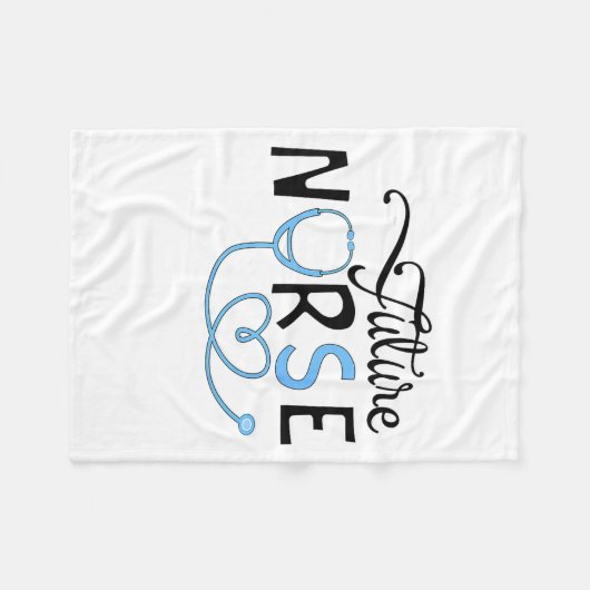 Couverture Polaire Funny Future Nurse Nursing School Student Nurse In (Devant (Horizontal))