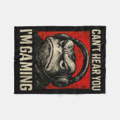 Couverture Polaire Funny Gamer Mpy Frog Art Men Women Boys Video Gami (Devant (Horizontal))