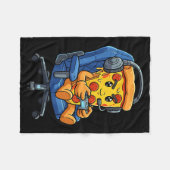 Couverture Polaire Funny Gamer Zza Gaming Video Game Enthusiast Boys (Devant (Horizontal))