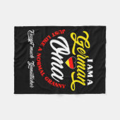 Couverture Polaire Funny Germany German Oma German Granny Deutsche Om (Devant (Horizontal))