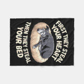 Couverture Polaire Funny Ghound Art For Men Women Kids Puppy Ghound L (Devant (Horizontal))