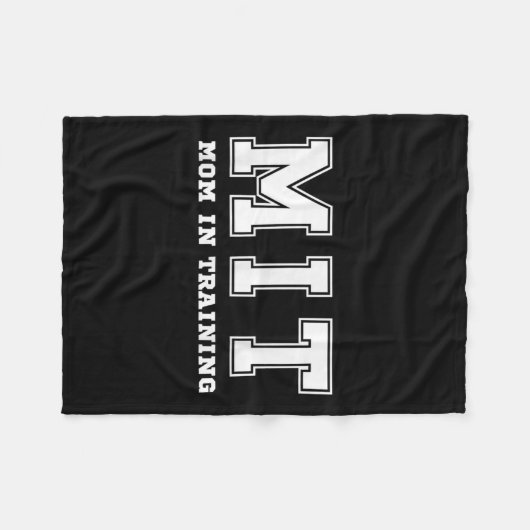 Couverture Polaire Funny Gift For New Mom In Training Expecting Pregn (Devant (Horizontal))